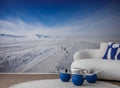 Fotomural Photo wallpaper with snowy landscape & icy road - AP Digital 1