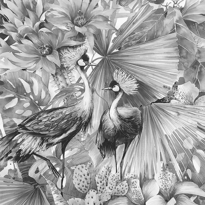 Fotomural Four Seasons - Birdblackwhite
