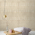 Fotomural Walls by Patel - Aviary 4 - Beige photo wallpaper golden decor in vintage style