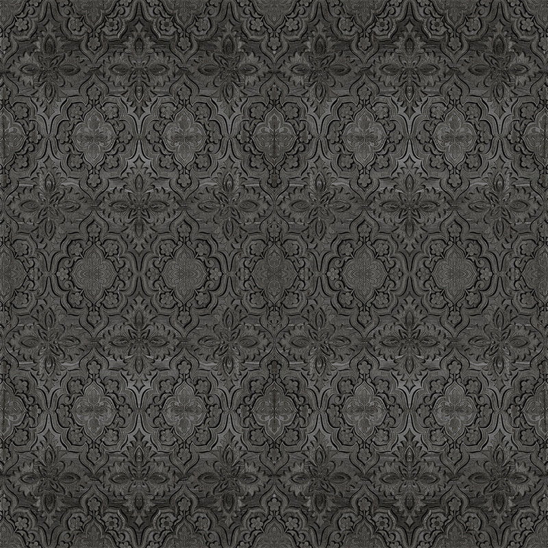 Fotomural Walls by Patel - Ornaments wood look mural - grey
