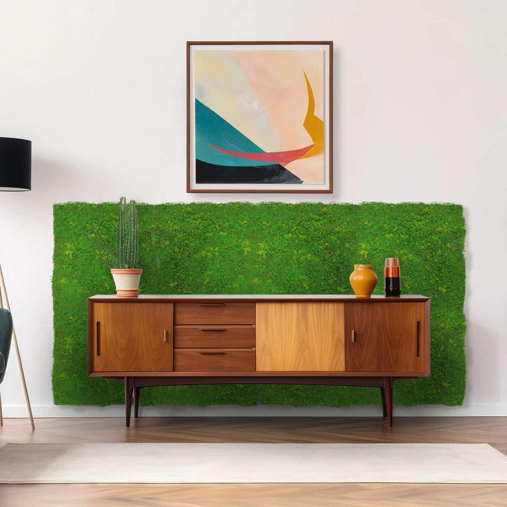 Panel de Musgo de Diseno Light Green Fibre - Modular Wall - Foto 10