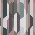 Fotomural Walls by Patel - Fold 2 - Photo wallpaper in ribbed structure with geometric retro pattern - Beige, Cream