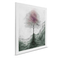 Lienzo Dreamy calm - Árbol en suave rosado