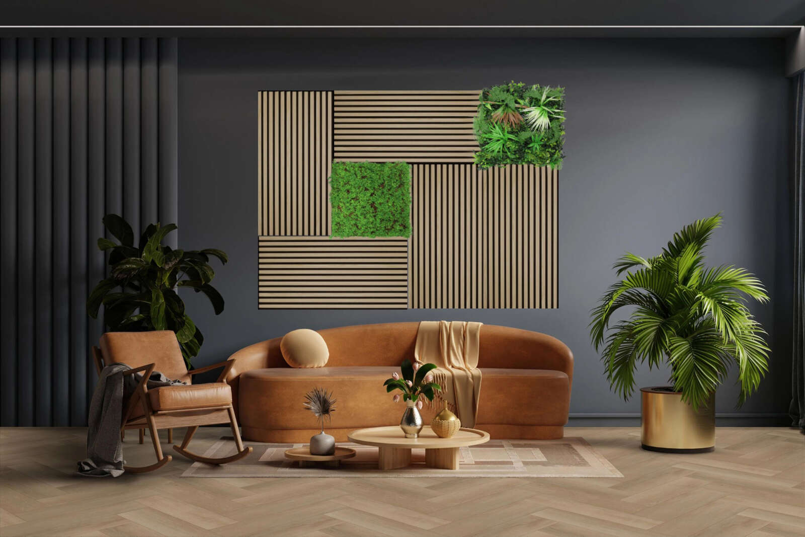 Panel Modular Wall - Davert Oak 104 x 52 x 1 cm (13670-6) - Imagen 1