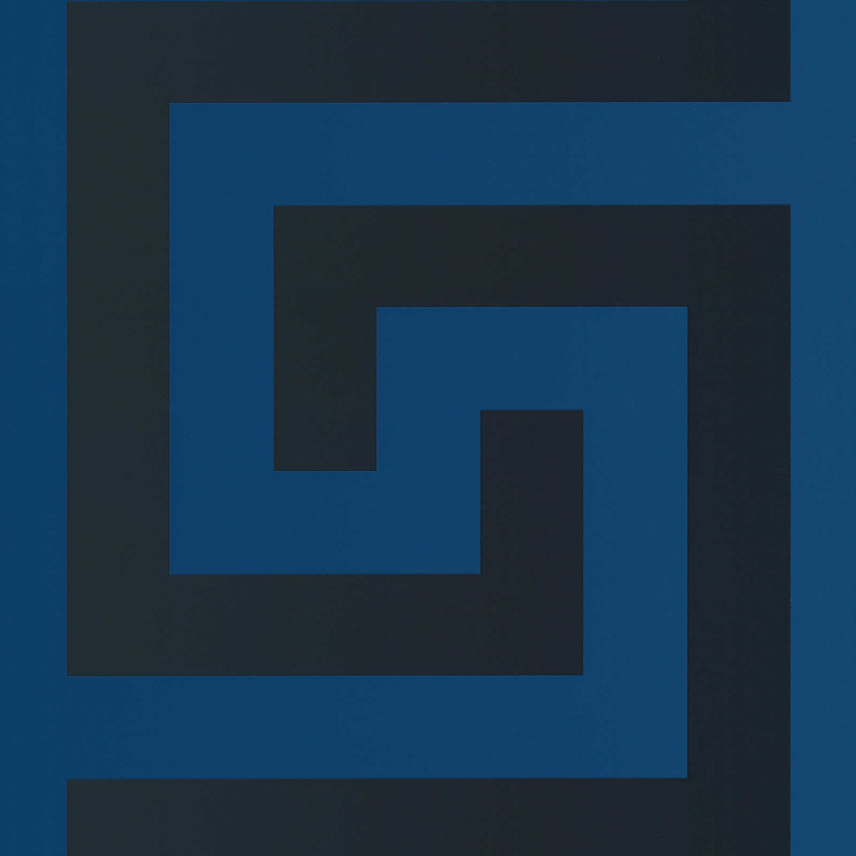 Papel pintado VERSACE Greek Key Design - Azul, Negro