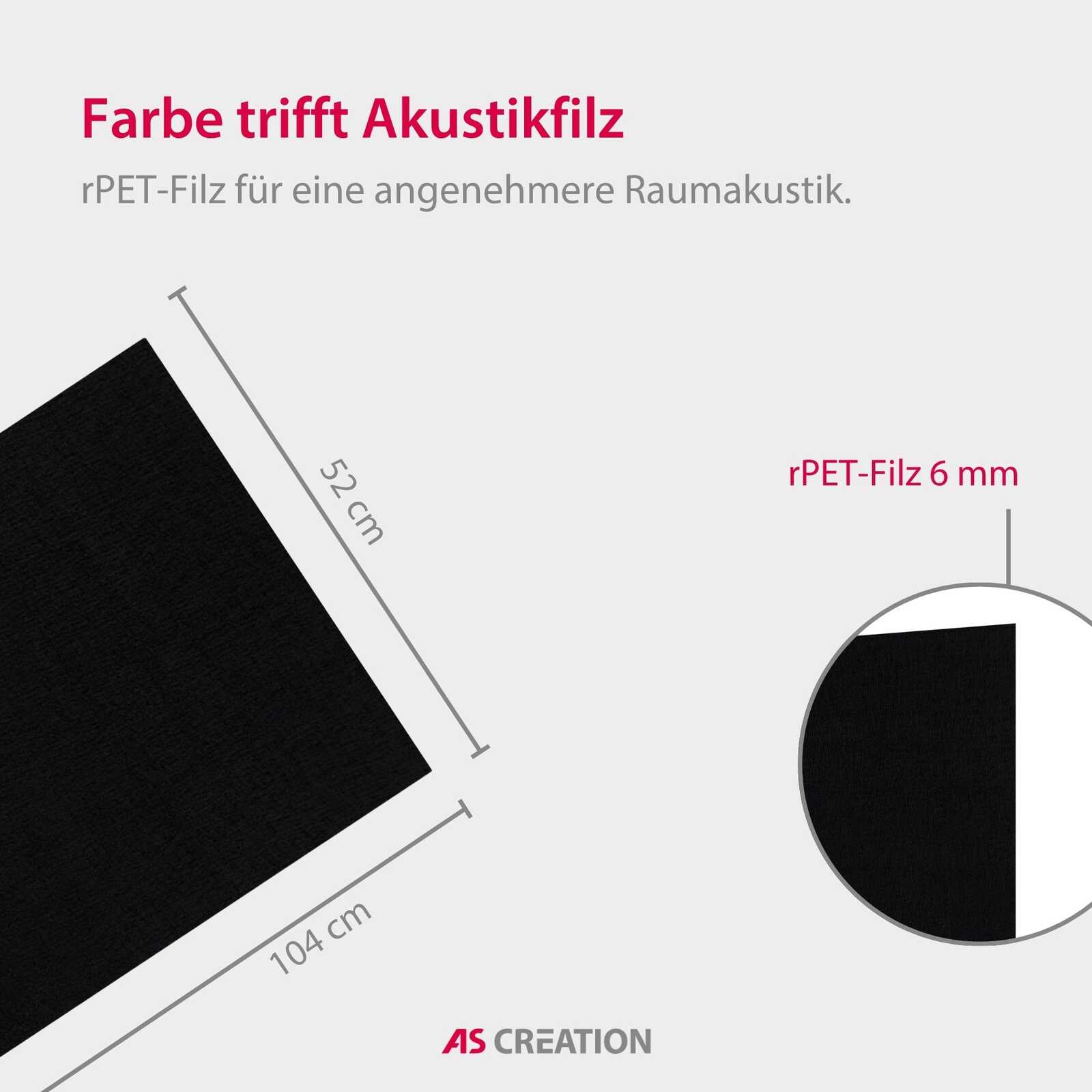 Panel Modular Wall - Midnight Black 104 x 52 x 0.6 cm (13675-0) - Imagen 7