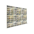 Fábrica 1 - Lienzo Pintura Óptica Usada Azulejo Espejo Diseño Industrial