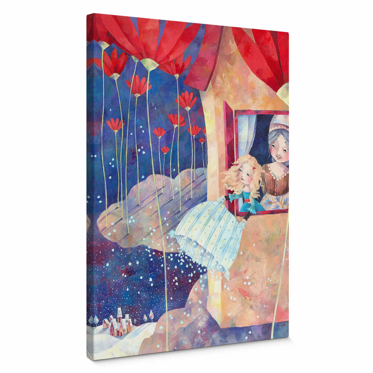Cuadro en lienzo Fairytale Frau Holle, by Blanz