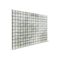 Green House 1 - Pintura en lienzo Palmeras y bloques de vidrio