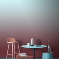 Fotomural Walls by Patel - Colour Studio 3 - Ombre photo wallpaper light blue & wine red with colour gradient