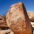 Fotomural Rocks mural orange desert & blue sky - AP Digital 1