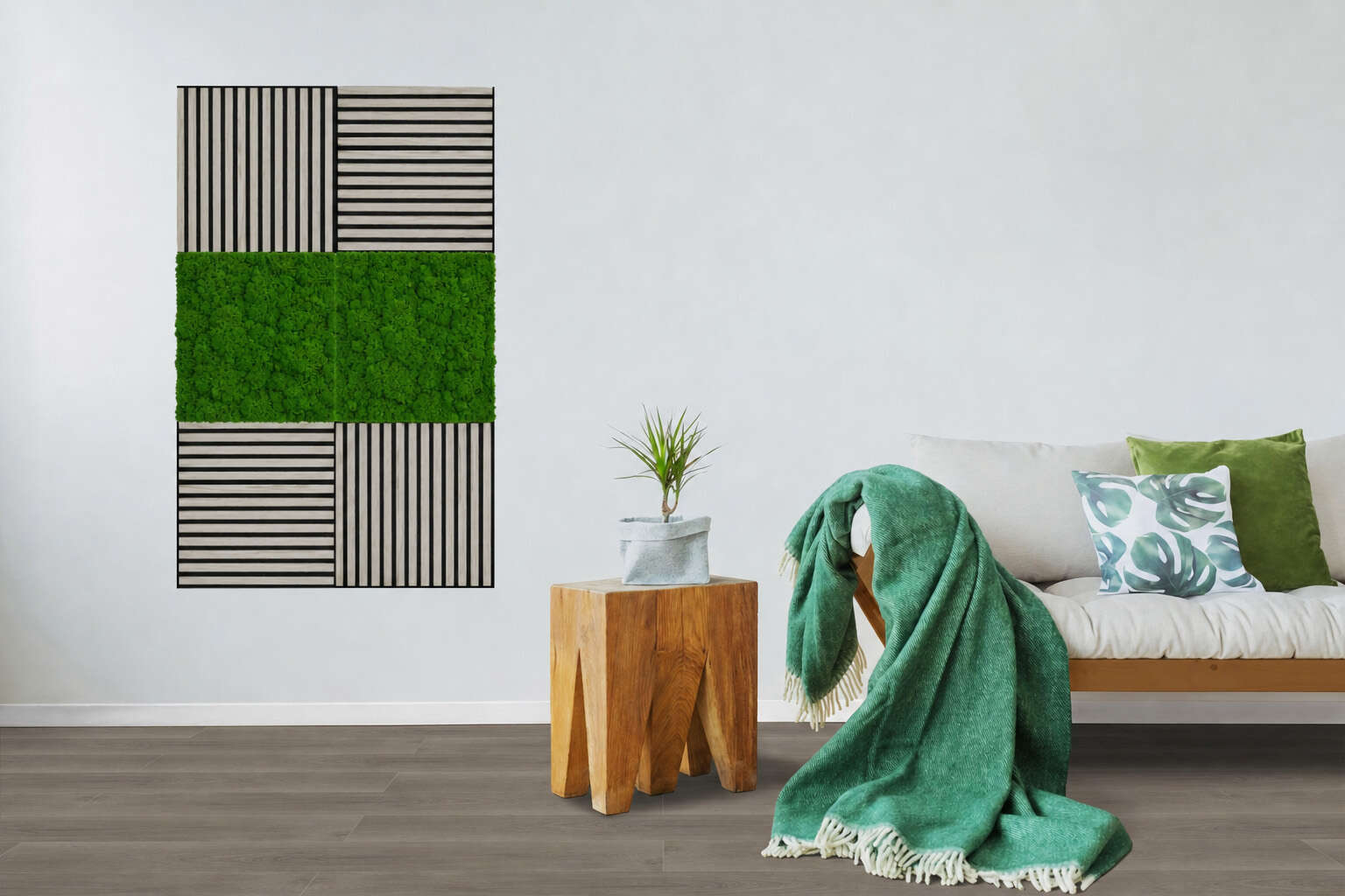 Panel Acustico de Madera Oulanka Oak - Modular Wall - Foto 8