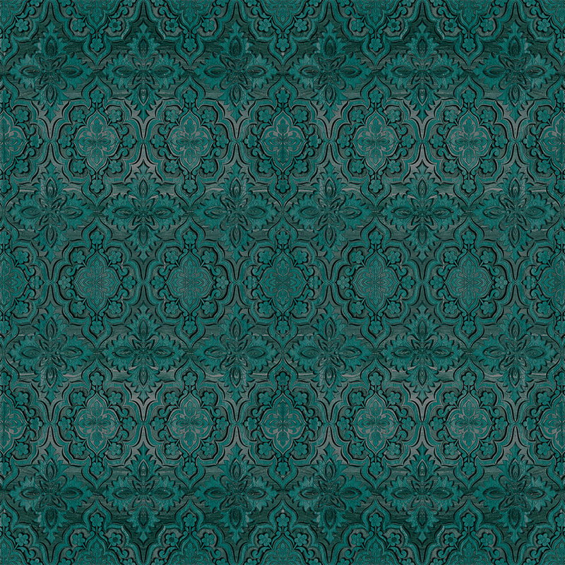 Fotomural Walls by Patel - Ornaments wood look mural - green