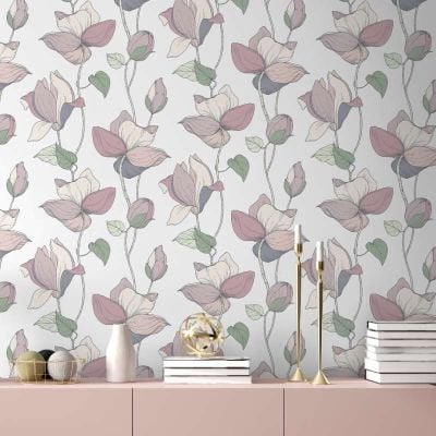 47472 Flora Marburg Papel pintado - Foto 1