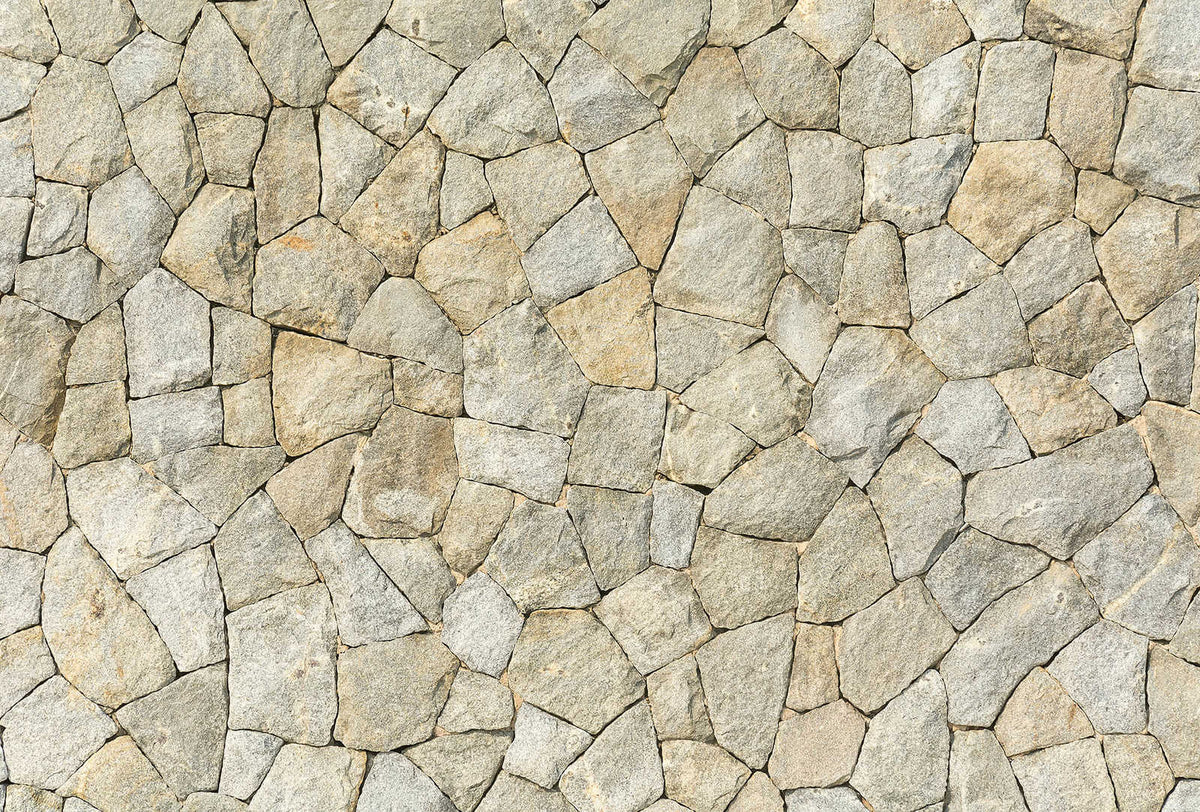 Fotomural Photo wallpaper 3D natural stone look wall - grey - DD Motive 2