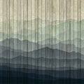 Fotomural Walls by Patel - Mountains 1 - Modern Wallpaper Mountain Landscape & Board Optics - Beige, Blue