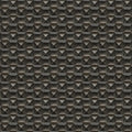 Fotomural Walls by Patel - The edge 1 - 3D Photo wallpaper with lozenge metal design - Brown, Black
