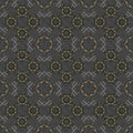 Fotomural Walls by Patel - Pattern mural anthracite with mosaic design