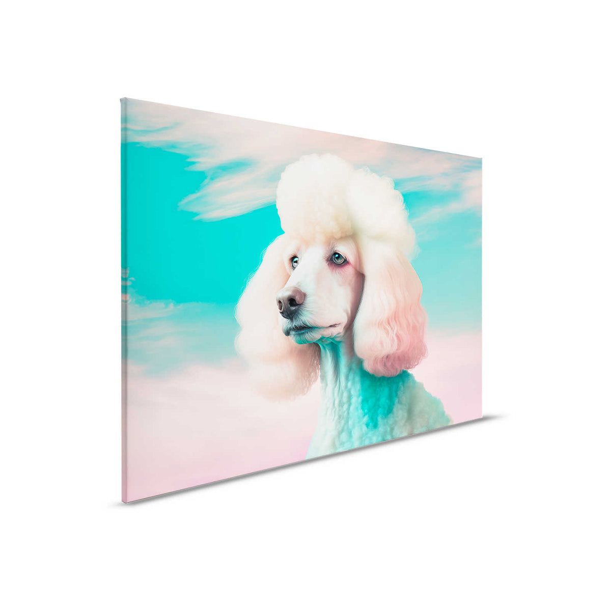KI Cuadro »perro arco iris«