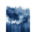 Fotomural Narrow photo wallpaper brush strokes blue - DD Motive 2