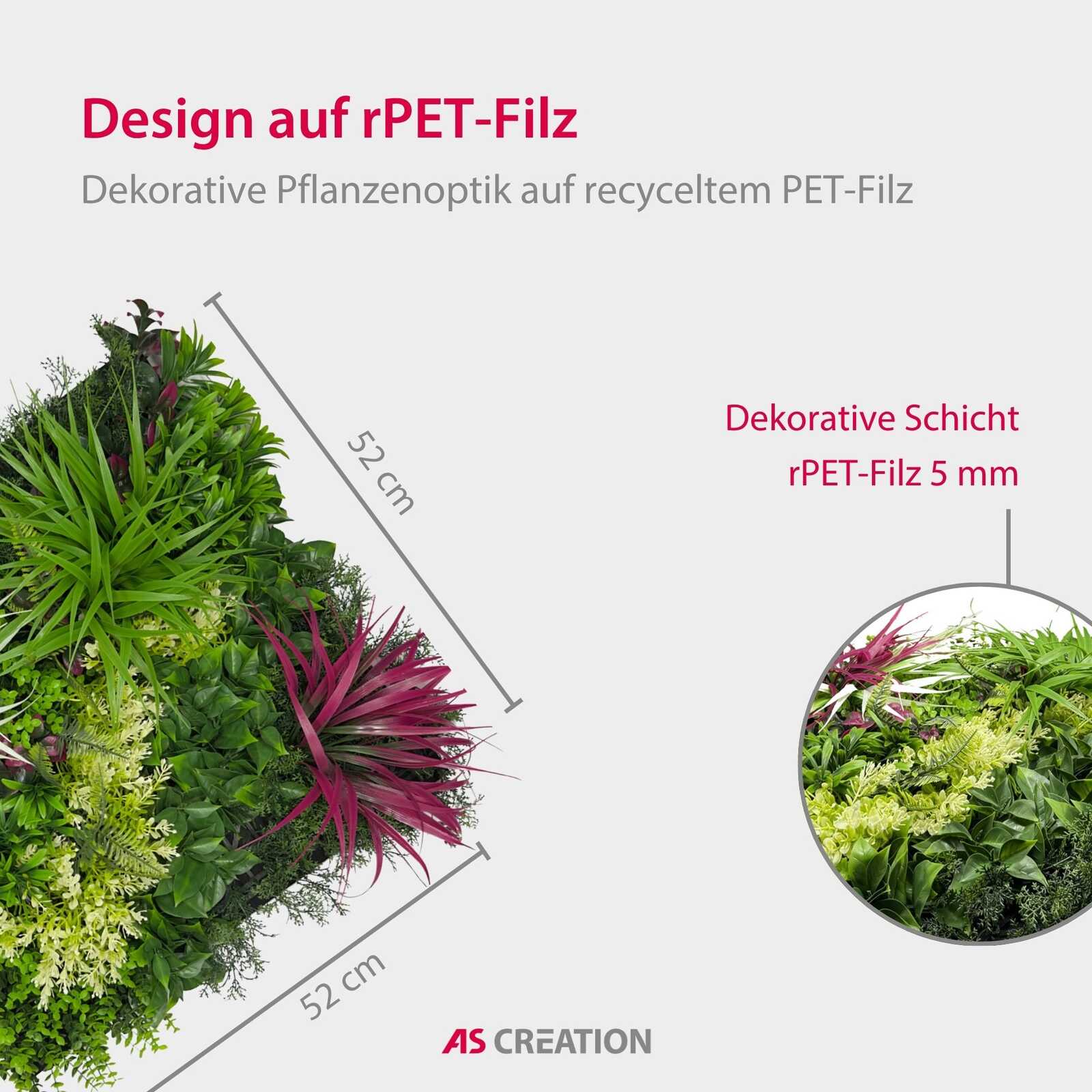 Panel Modular Wall - Vivid Bloom Mixed Flora 52 x 52 x 5 cm (13673-4) - Imagen 7