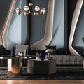Fotomural Walls by Patel - platinum 2 - Photo wallpaper »with futuristic line architecture - Smooth, slightly shiny premium non-woven fabric