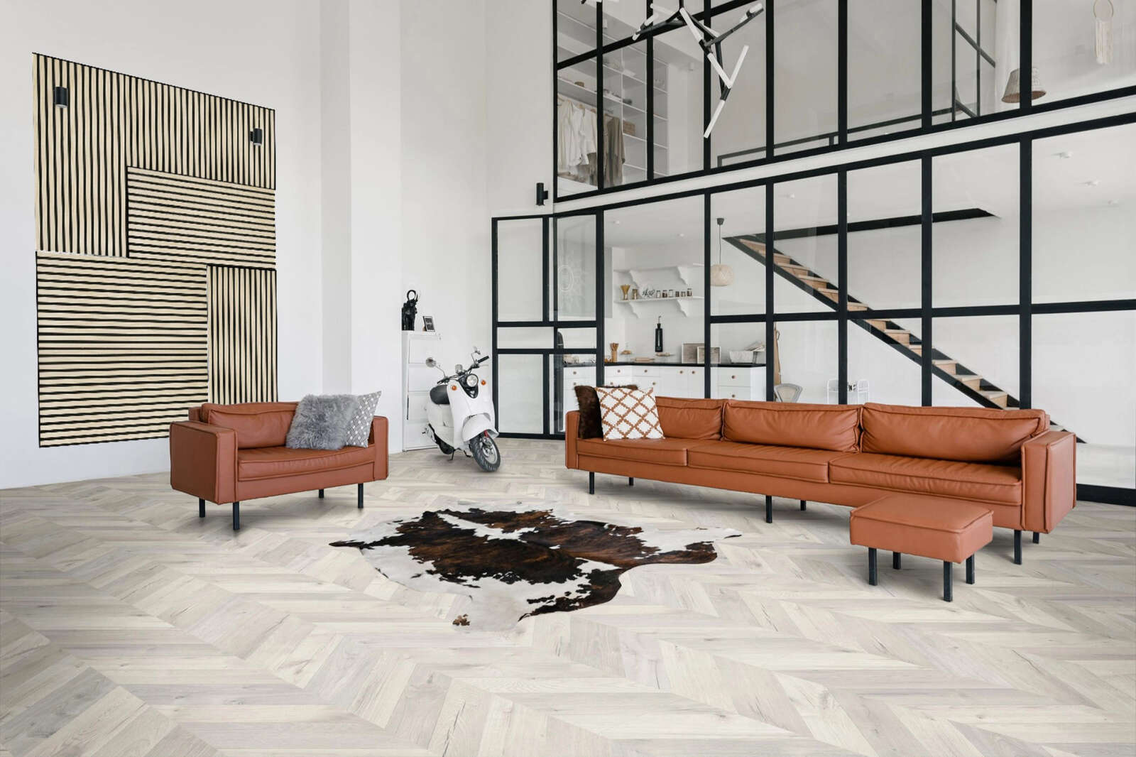 Panel Modular Wall - Letea Oak 104 x 52 x 1 cm (13670-2) - Imagen 1
