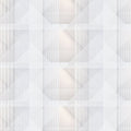 Fotomural Walls by Patel - Strings 1 - Photo wallpaper geometric stripe pattern - Grey, Orange