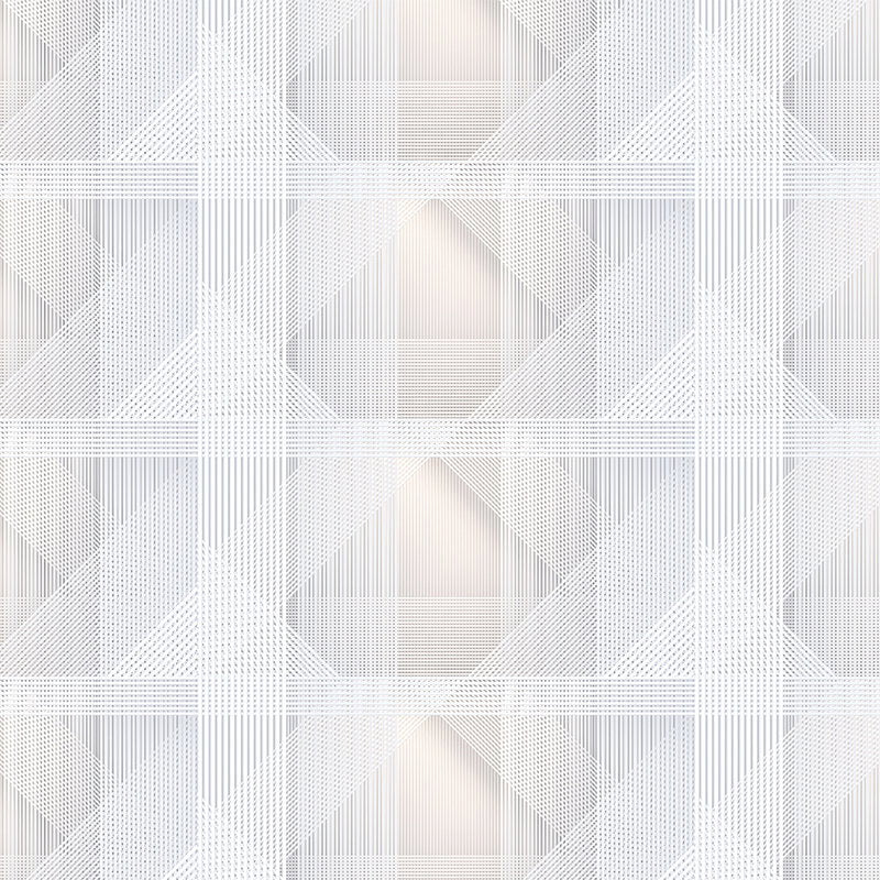Fotomural Walls by Patel - Strings 1 - Photo wallpaper geometric stripe pattern - Grey, Orange