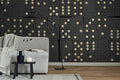 Fotomural Photo wallpaper dominoes retro token pattern - AP Digital 3