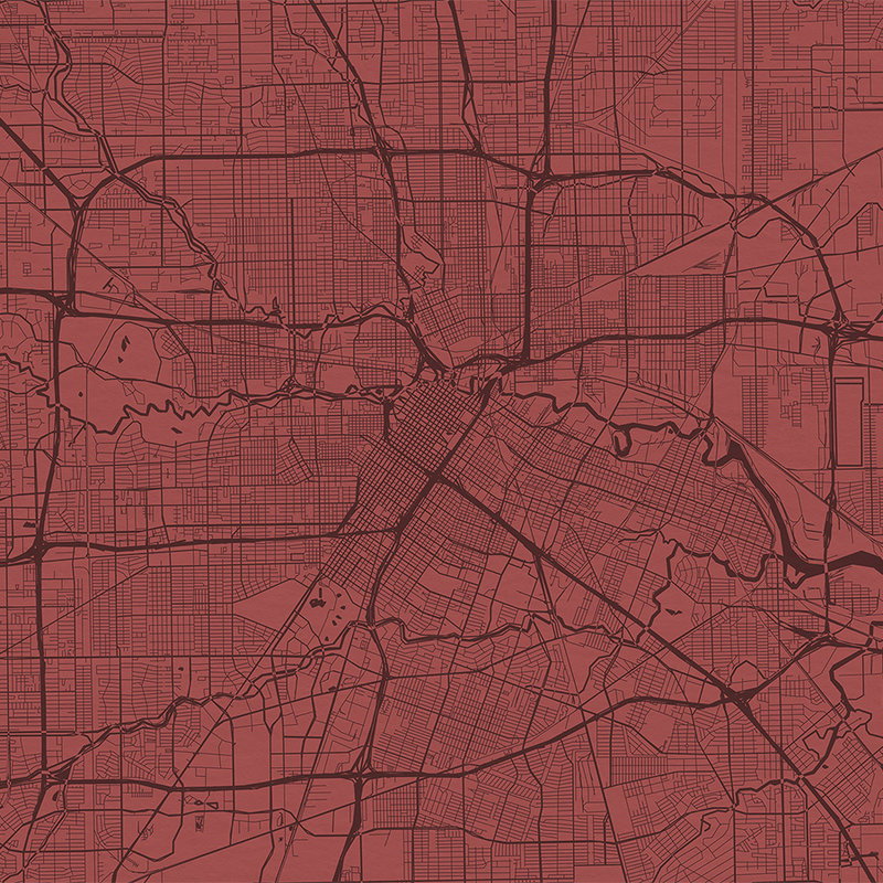 Fotomural Walls by Patel - Photo wallpaper city map with street layout - red