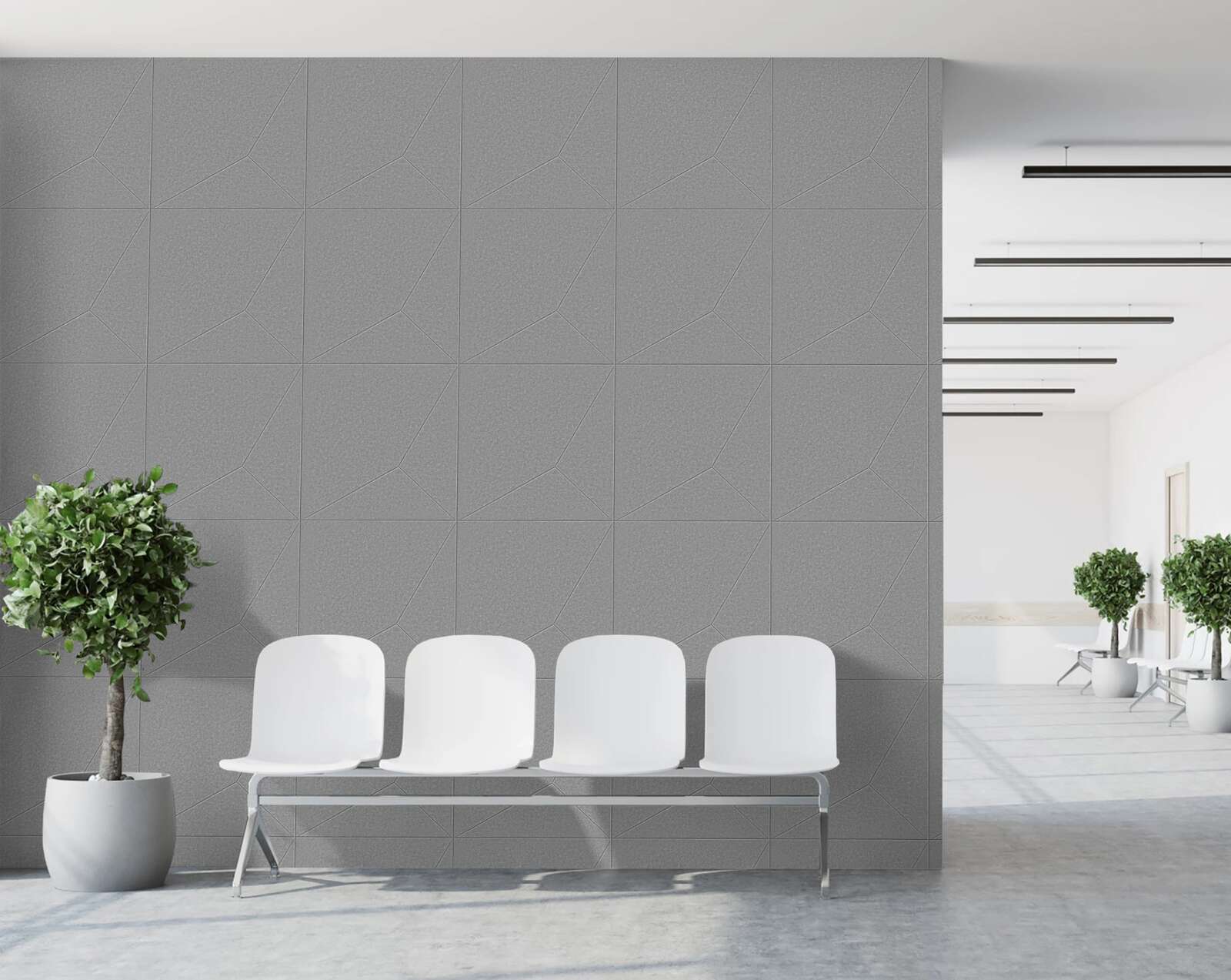 Panel Modular Wall - Platinum Grey 52 x 52 x 0.6 cm (13673-5) - Imagen 1