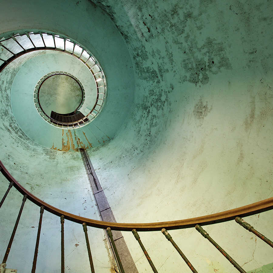 Fotomural Panel XXL 5 - Vintage wall mural old villa spiral staircase on premium smooth vinyl