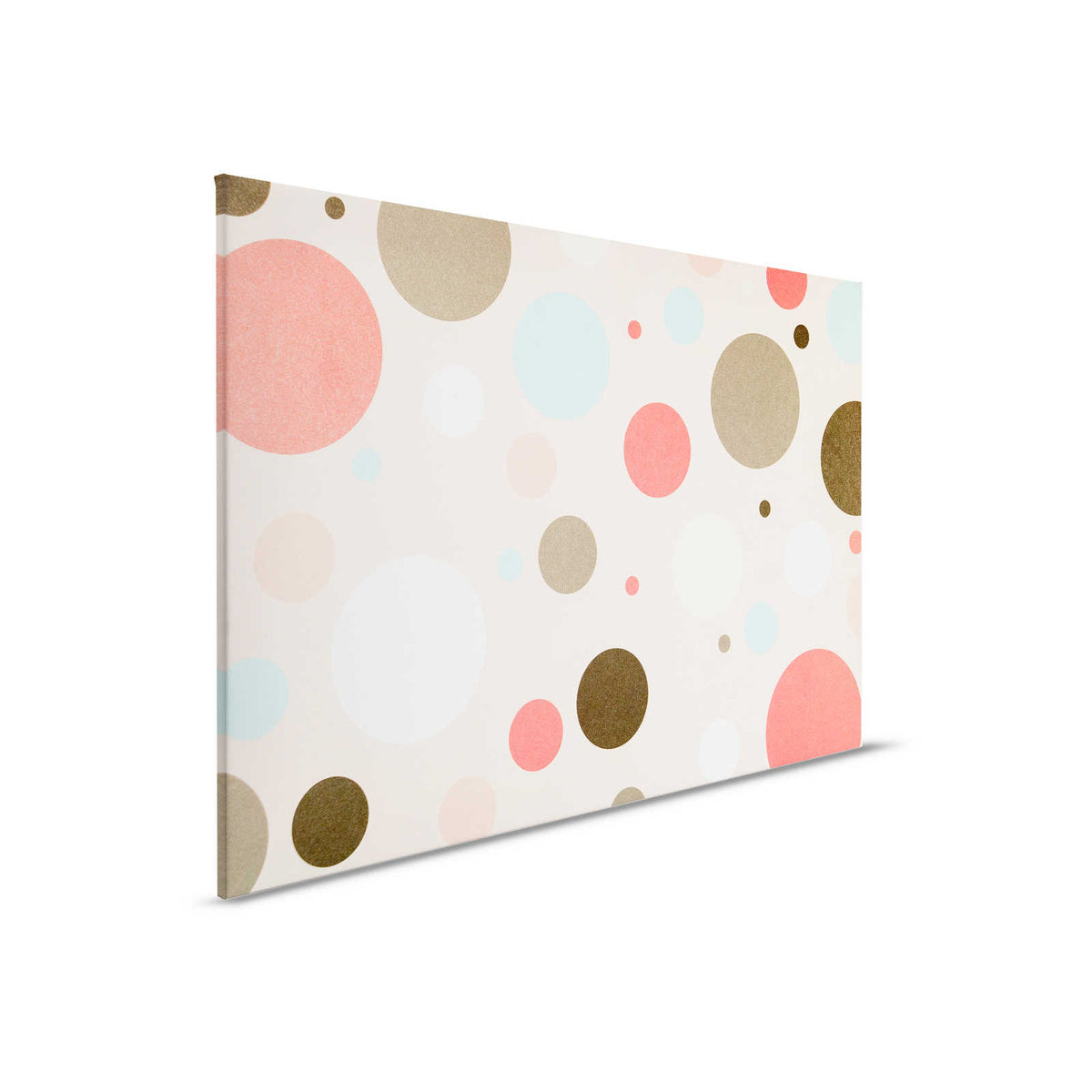 Lienzo para habitación infantil con círculos de colores