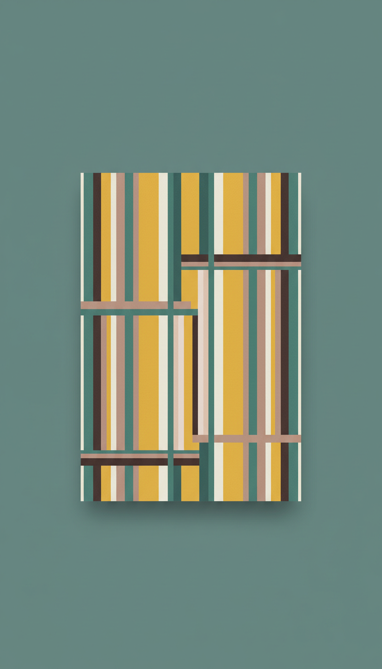 Panel rayas abstractas oro solar