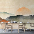Fotomural Walls by Patel - Akaishi 3 - sunrise mural, Asia style art print