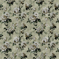 Fotomural Walls by Patel - Wild roses 1 - Roses photo wallpaper in retro look, green- scratch structure - Blue, Green