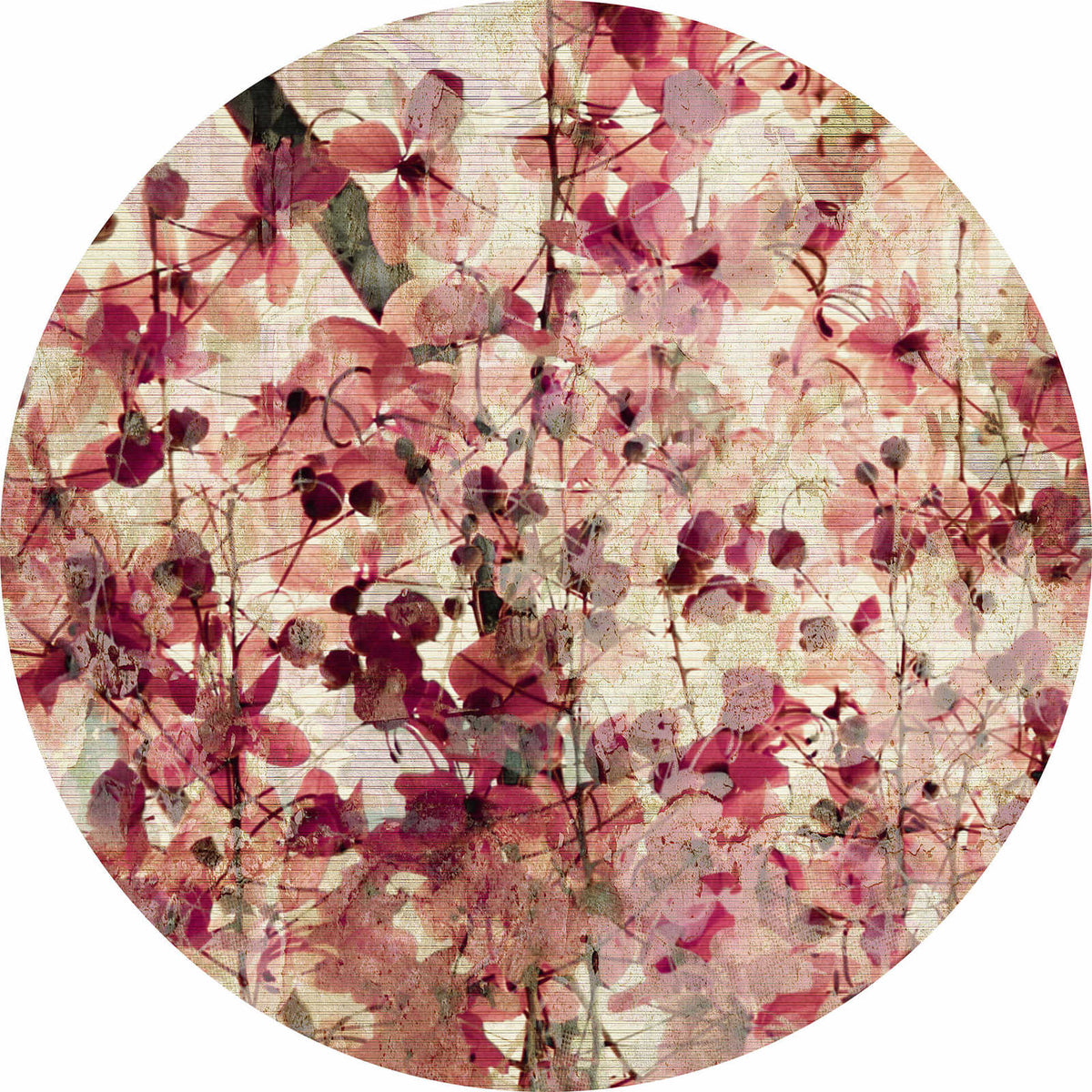 Fotomural Vintage style round floral pattern mural - DD Motive 2
