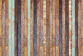 Fotomural Photo wallpaper wood wall vintage look - blue, brown - DD Motive 2