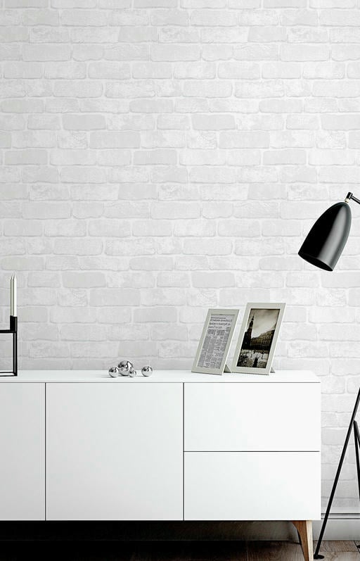 Vliestapete weiß steinoptik
