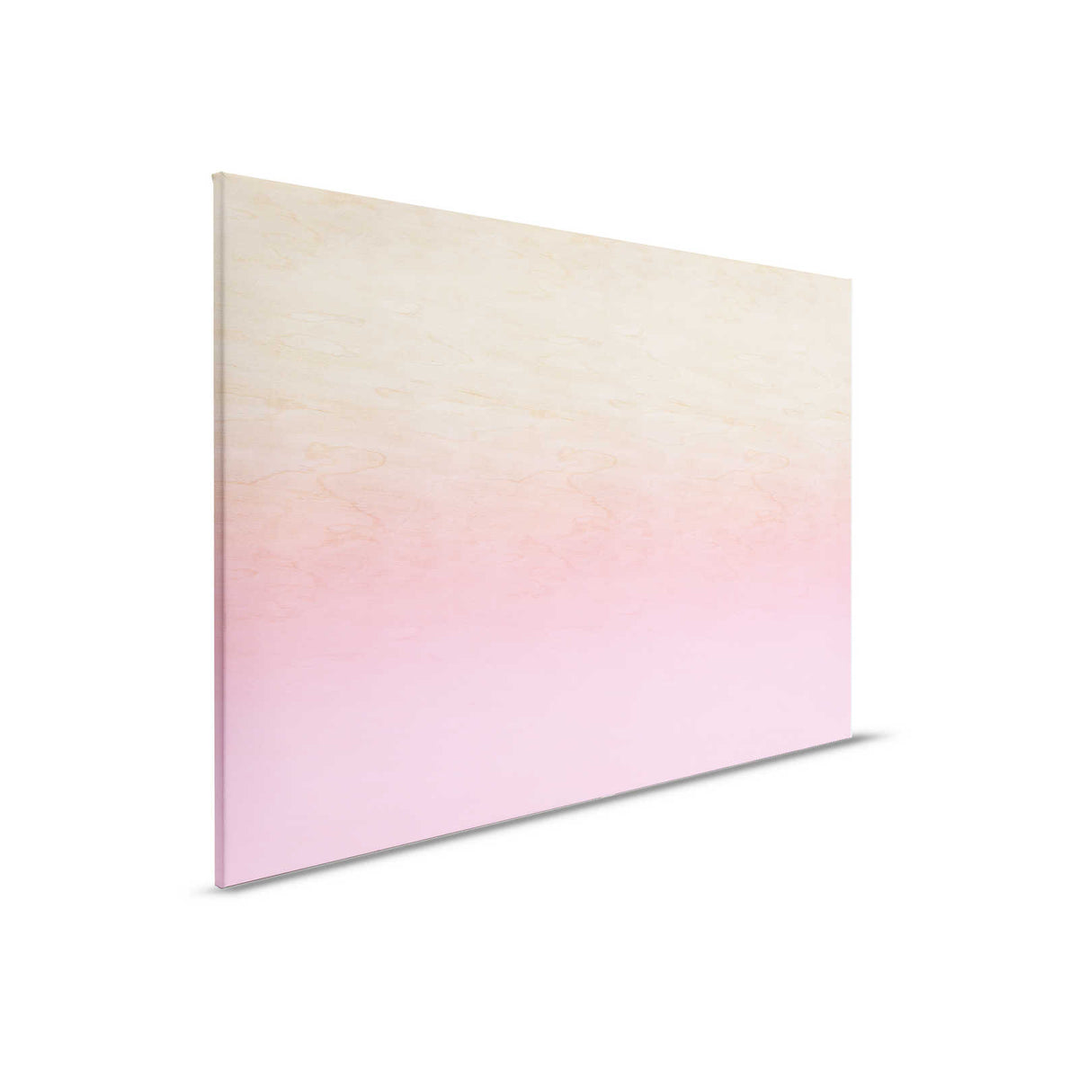 Taller 1 - Lienzo Efecto Ombre Rosa y Grano de Madera