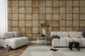 Fotomural Retro look iron tiles mural with rust look - AP Digital 3