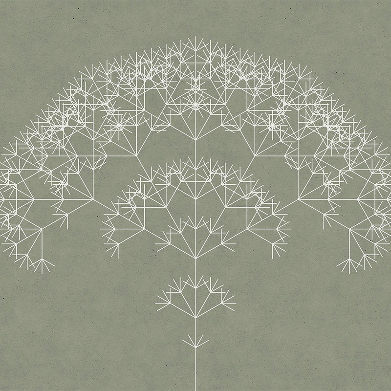 Fotomural Walls by Patel - Photo wallpaper dandelions tree - green, white