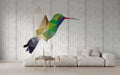 Fotomural Panel XXL 5 - Graphic mural hummingbird motif on premium smooth fleece