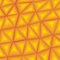 Fotomural 3D photo ote orange with triangle facets - AP Digital 3