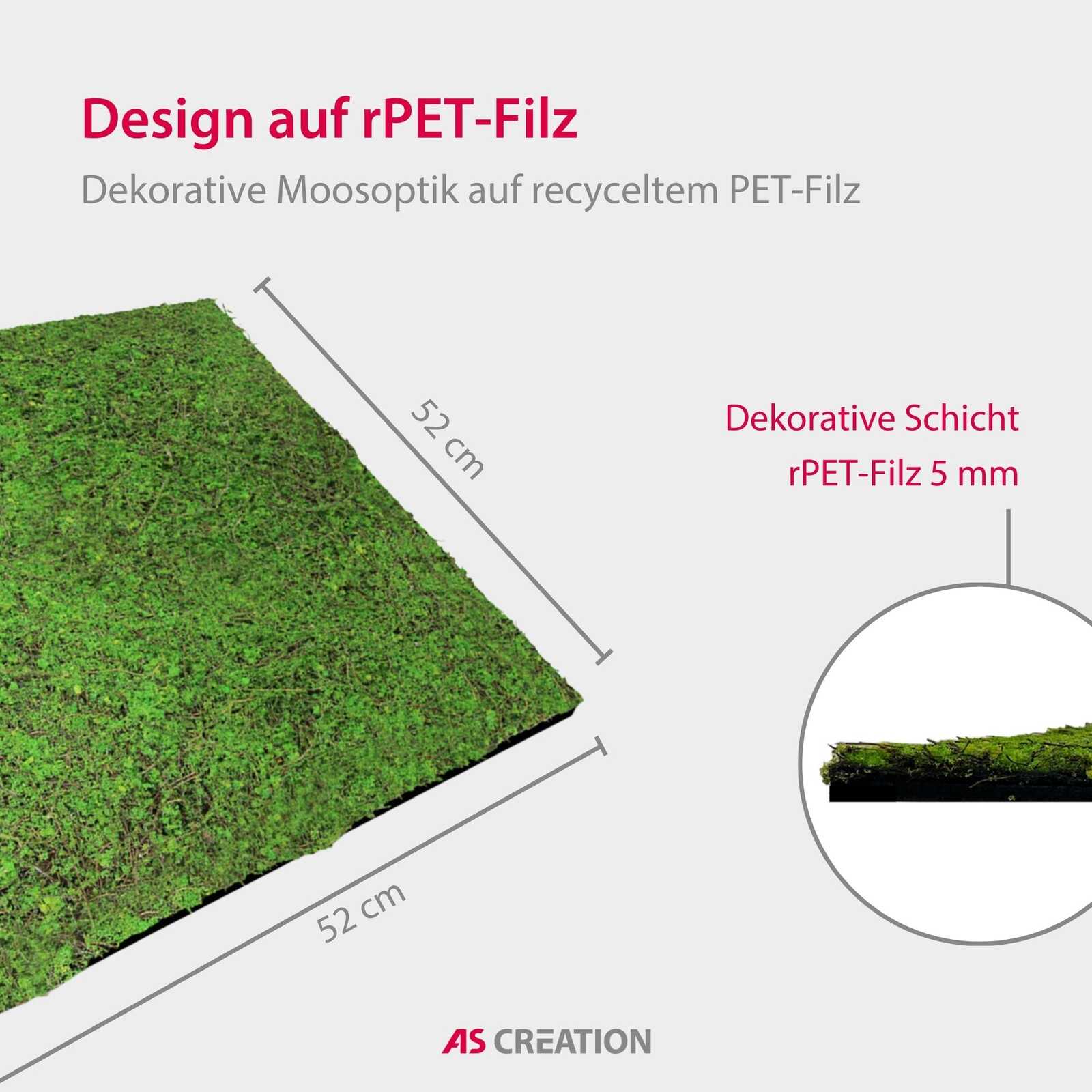 Panel Modular Wall - Forest Green Ancient Tree 53 x 52 x 2 cm (13668-2) - Imagen 9