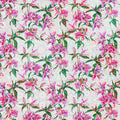Fotomural Walls by Patel - Photo wallpaper lilies with colourful mosaic design - pink, green