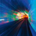 Fotomural Subway blue - wall mural Urban Design - AP Digital 1