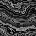 Fotomural Walls by Patel - Onyx 1 - Cross section of an onyx marble as photo wallpaper - Black, White
