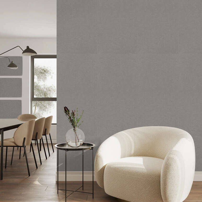 Panel Acustico de Fieltro Stone Grey - Modular Wall - Foto 1
